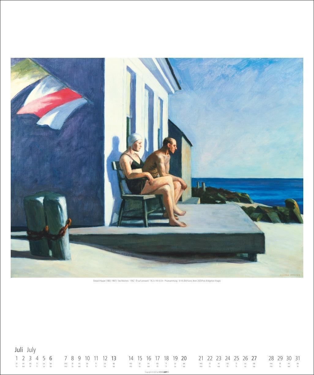 Bild: 9783839900154 | Edward Hopper Kalender 2025 | Kalender | Spiralbindung | 14 S. | 2025