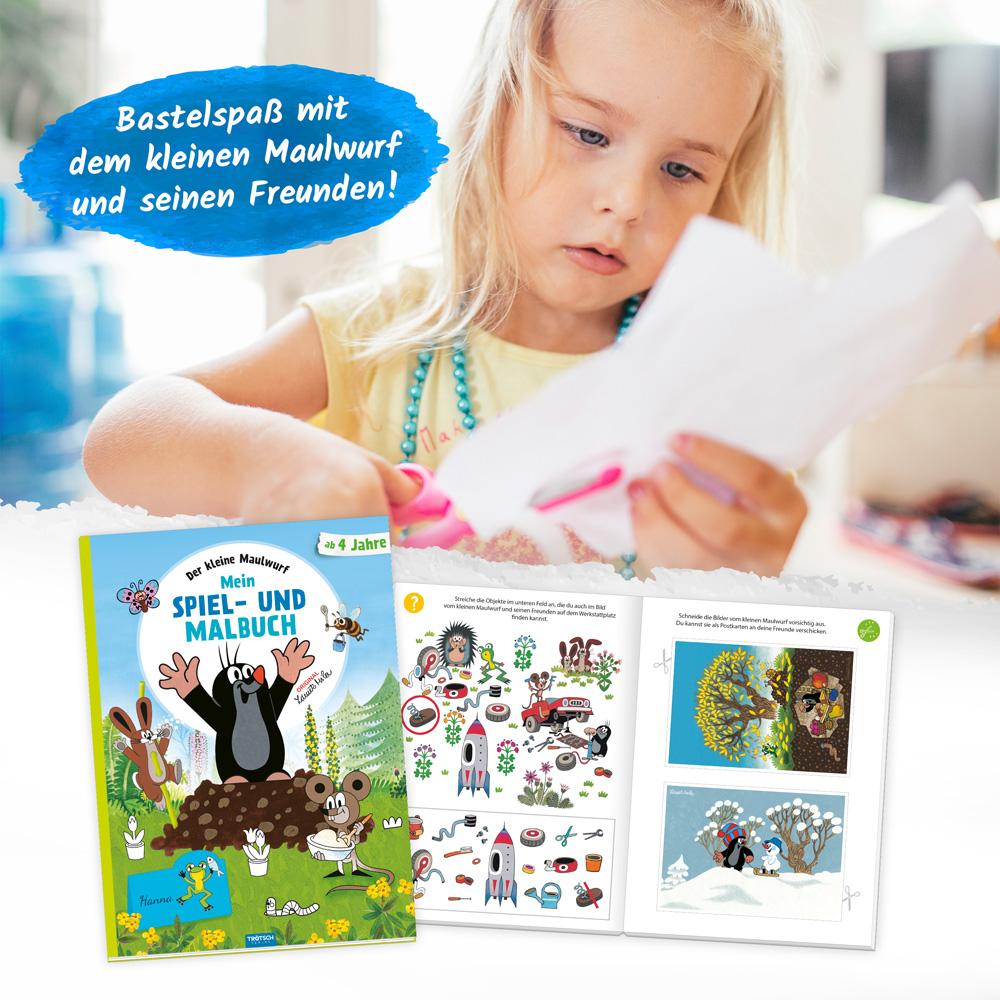 Bild: 9783988023551 | Trötsch Der kleine Maulwurf Mein Spiel- und Malbuch | KG | Buch | 2024