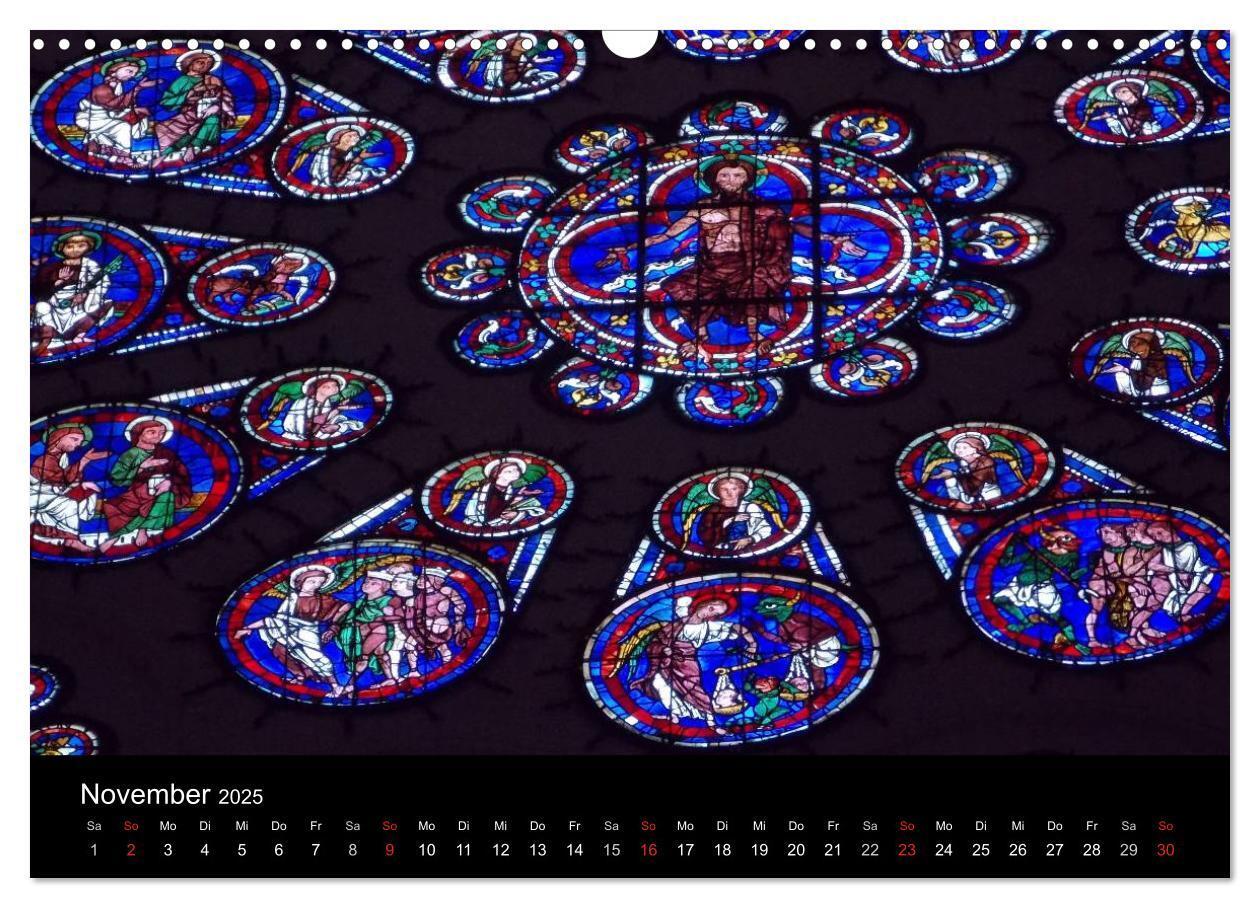 Bild: 9783435818990 | Bilder aus Licht - Notre Dame de Chartres (Wandkalender 2025 DIN A3...