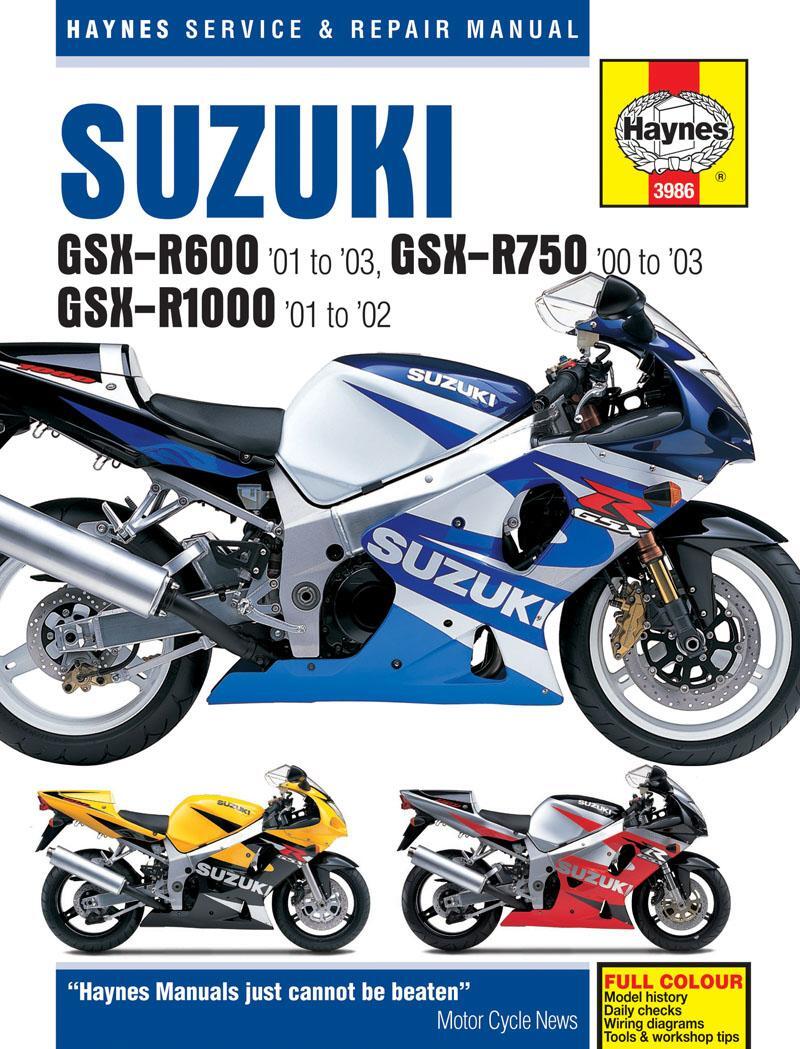 Cover: 9781785212734 | Suzuki GSX-R600 (01 - 03), GSX-R750 (00 - 03), GSX-R1000 (01 - 02)...