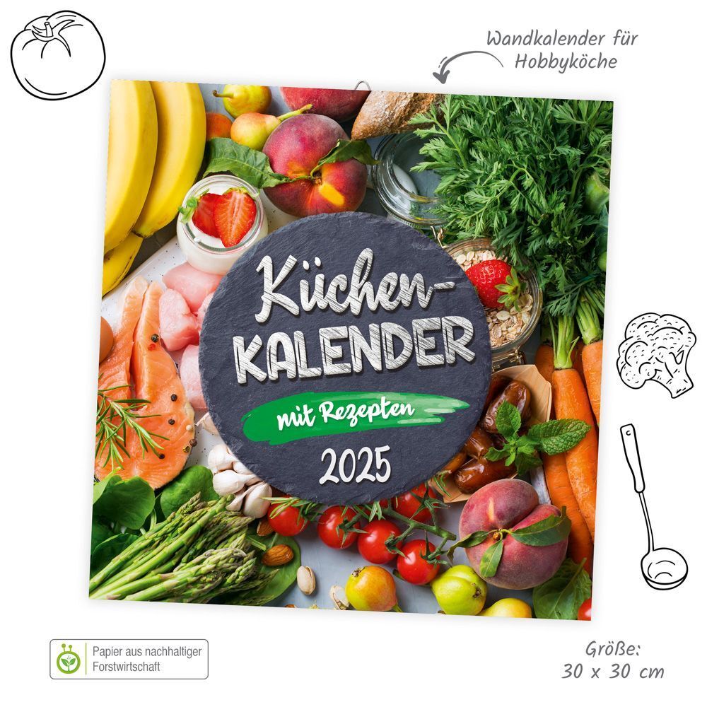 Bild: 9783988021939 | Trötsch Broschürenkalender Küchenkalender 2025 | Wandplaner | Co.KG