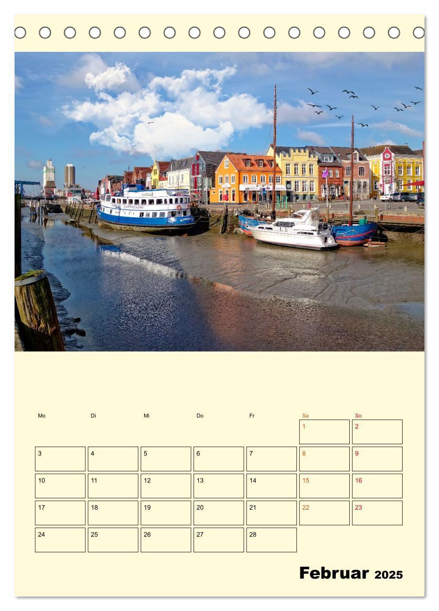 Bild: 9783435903597 | Meine geliebte Nordsee (Tischkalender 2025 DIN A5 hoch), CALVENDO...