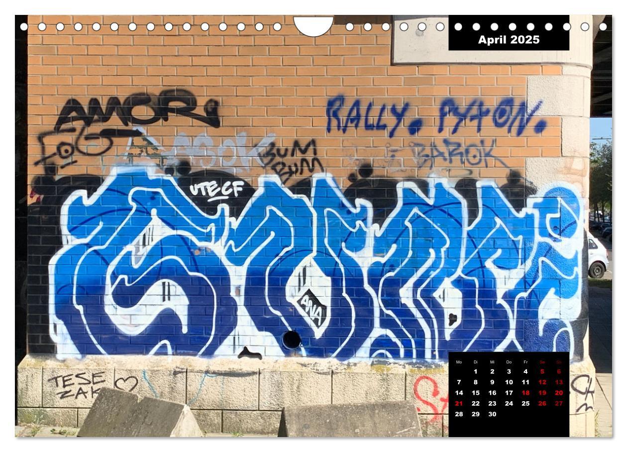 Bild: 9783435104093 | LOVE HAMBURG - GRAFFITI LOVERS (Wandkalender 2025 DIN A4 quer),...