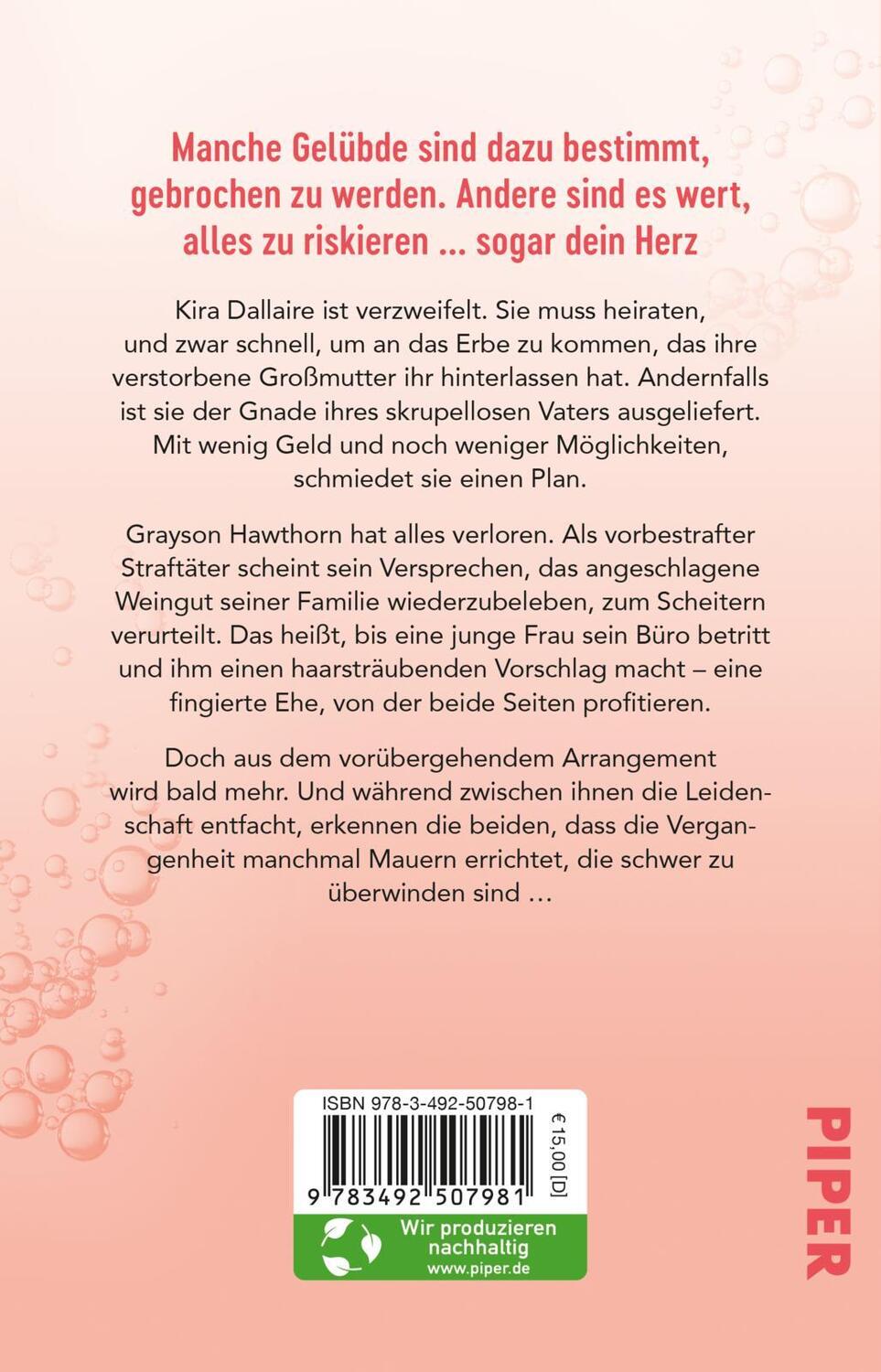 Rückseite: 9783492507981 | Grayson's Vow. Der Preis deines Herzens | Mia Sheridan | Taschenbuch