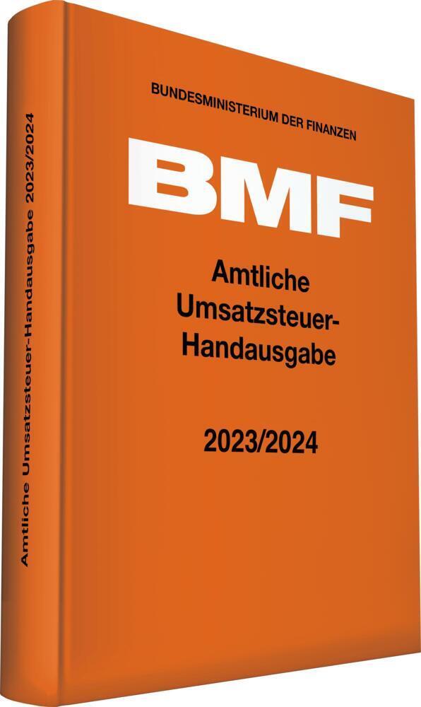 Cover: 9783083617228 | Amtliche Umsatzsteuer-Handausgabe 2023/2024 | Finanzen | Buch | 2024