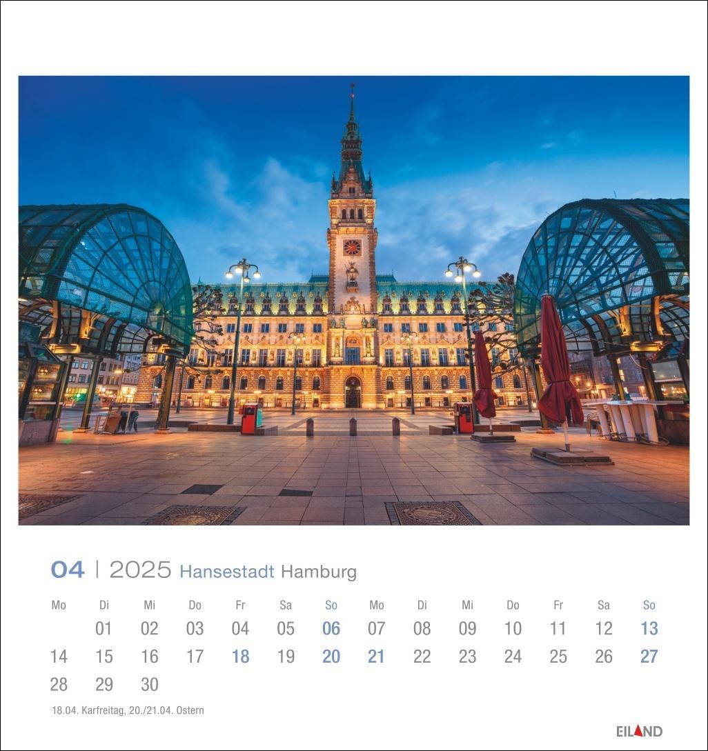 Bild: 9783964023261 | Hansestadt Hamburg Postkartenkalender 2025 | Eiland | Kalender | 13 S.