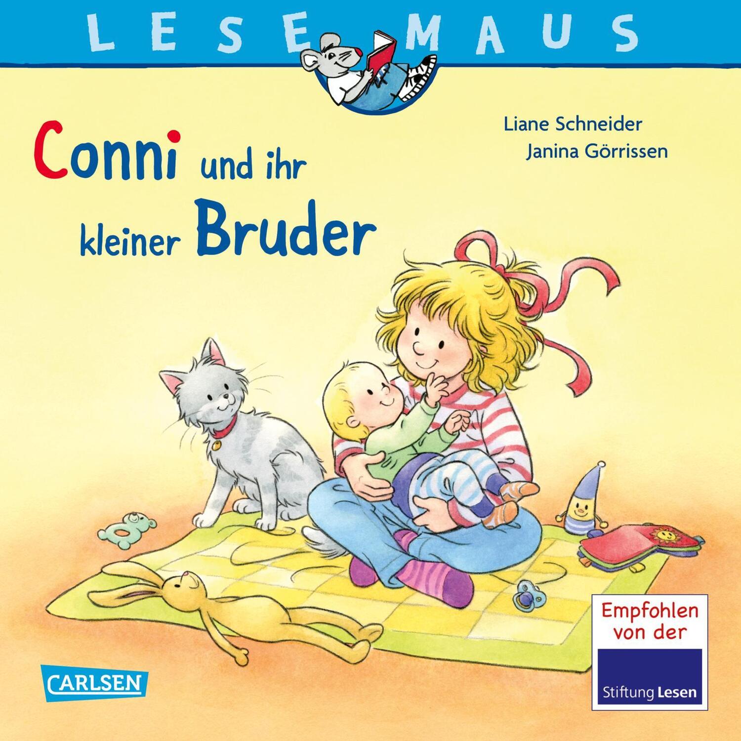 Cover: 9783551084569 | LESEMAUS 23: Conni und ihr kleiner Bruder | Liane Schneider | Lesemaus