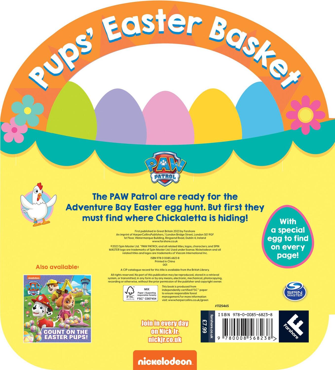 Bild: 9780008568238 | PAW Patrol Pups' Easter Basket: A Carry-Along Board Book | Paw Patrol