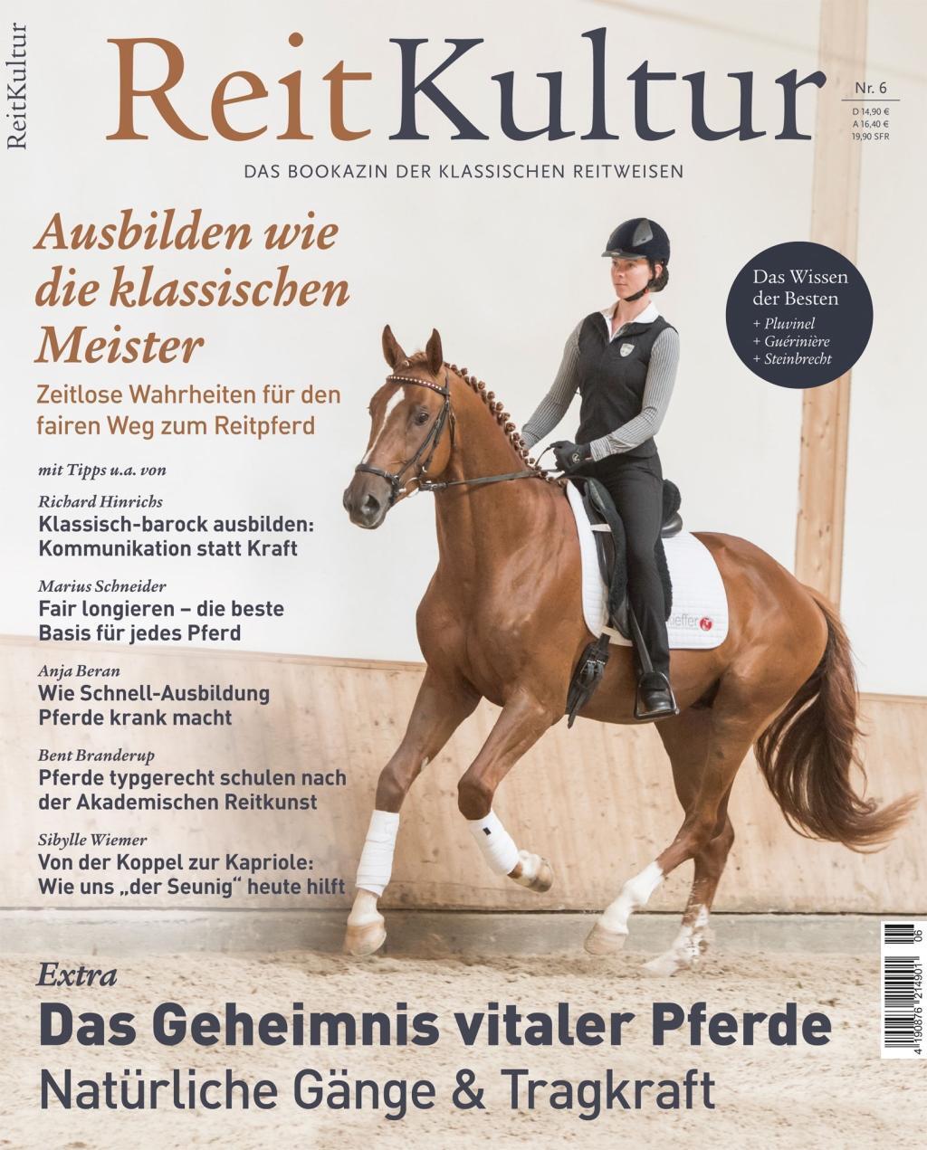 Cover: 9783958472068 | ReitKultur. Nr.6 | Ausbilden wie die klassischen Meister | Taschenbuch