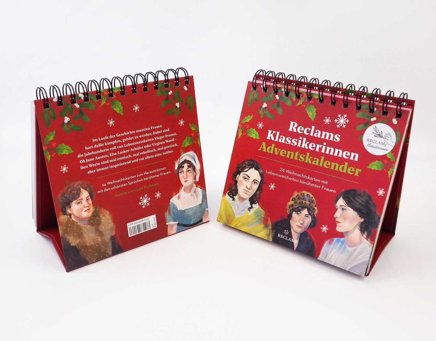 Bild: 4262461870073 | Reclams Klassikerinnen Adventskalender. 24 Weihnachtskarten mit...