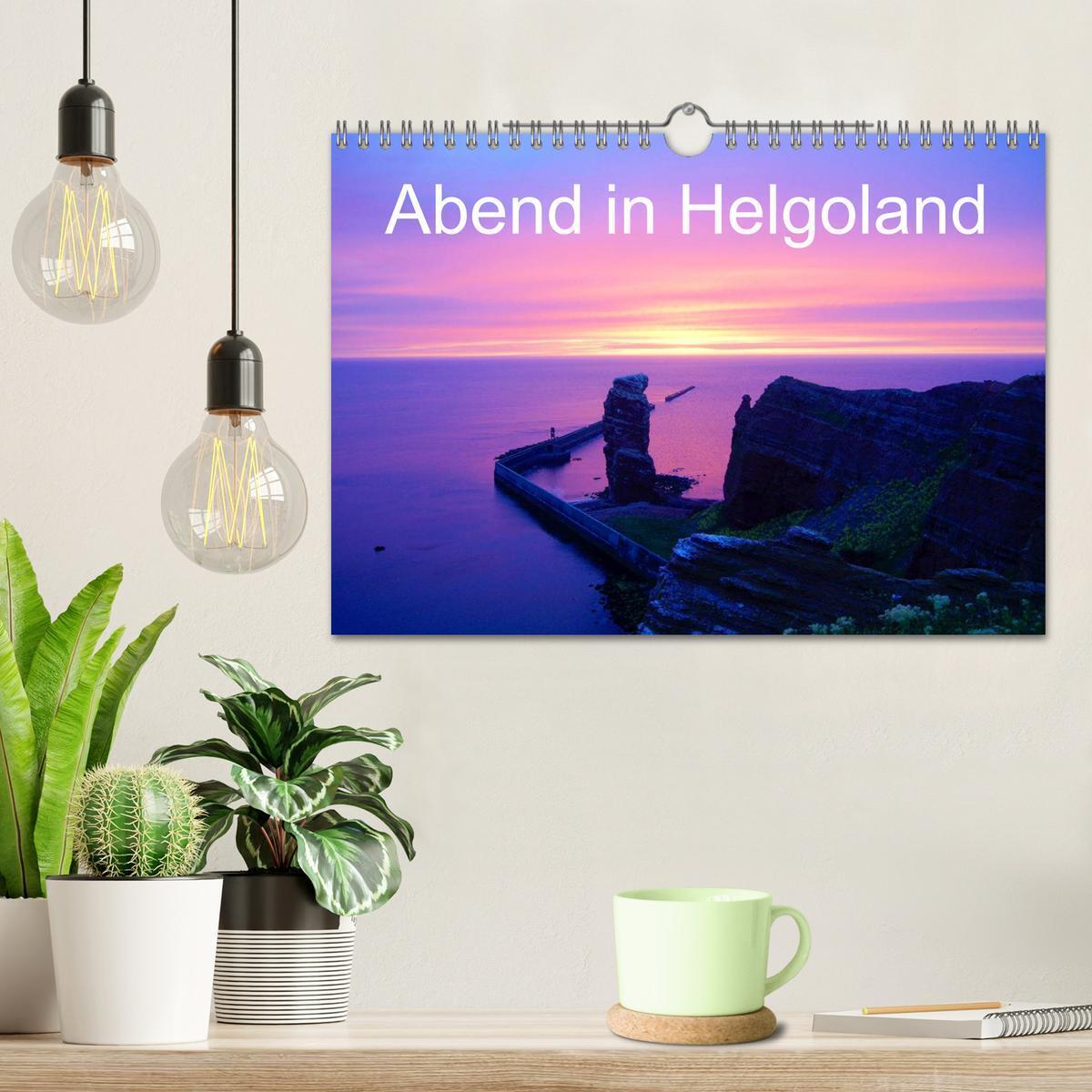 Bild: 9783435806867 | Abend in Helgoland (Wandkalender 2025 DIN A4 quer), CALVENDO...