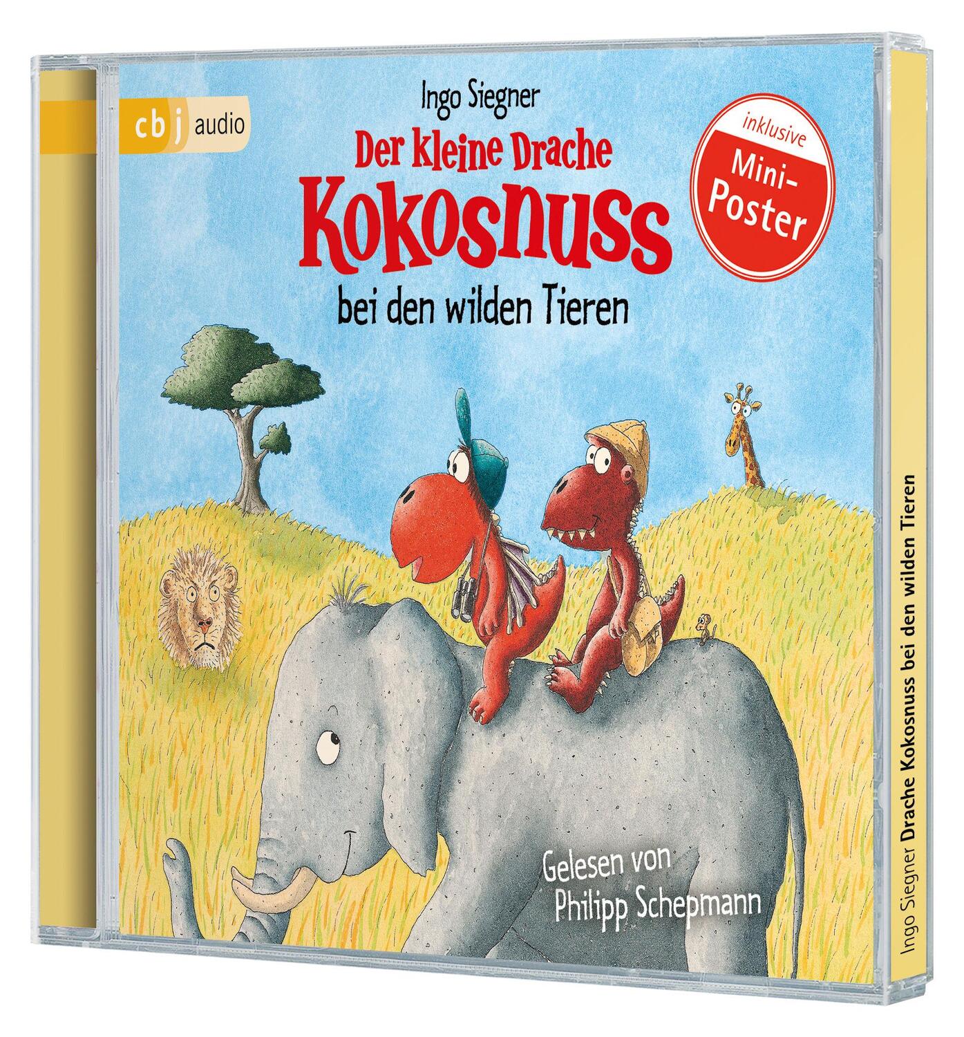 Bild: 9783837138375 | Der kleine Drache Kokosnuss bei den wilden Tieren | Ingo Siegner | CD