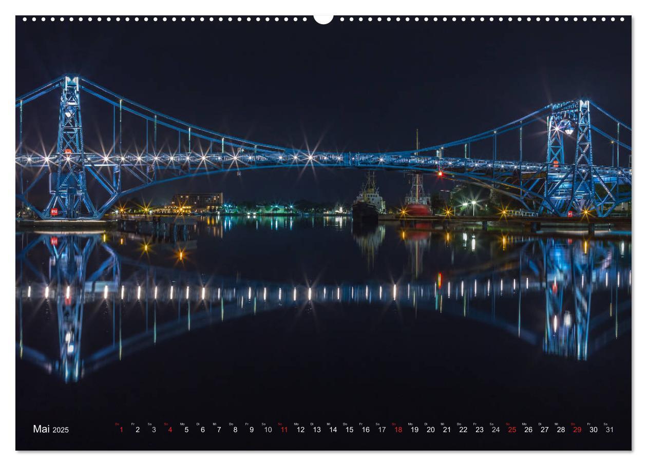 Bild: 9783435656035 | Nachts in Wilhelmshaven Edition mit maritimen Motiven (Wandkalender...