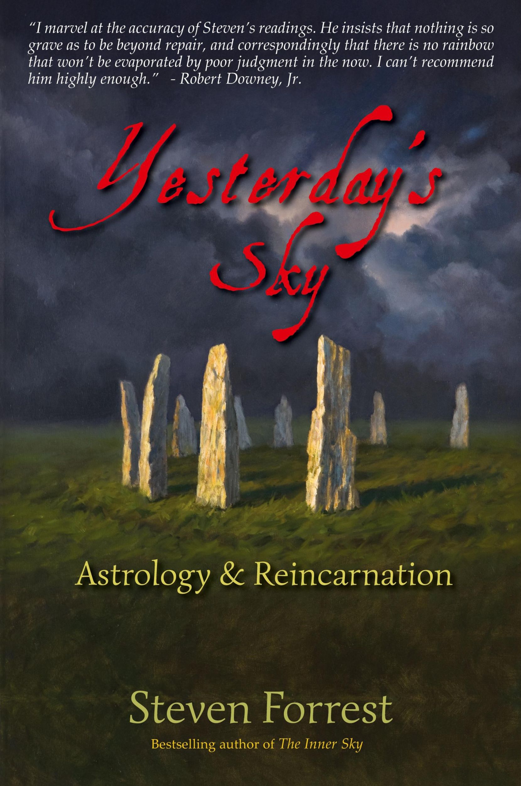 Cover: 9780979067730 | Yesterday's Sky | Astrology and Reincarnation | Steven Forrest | Buch