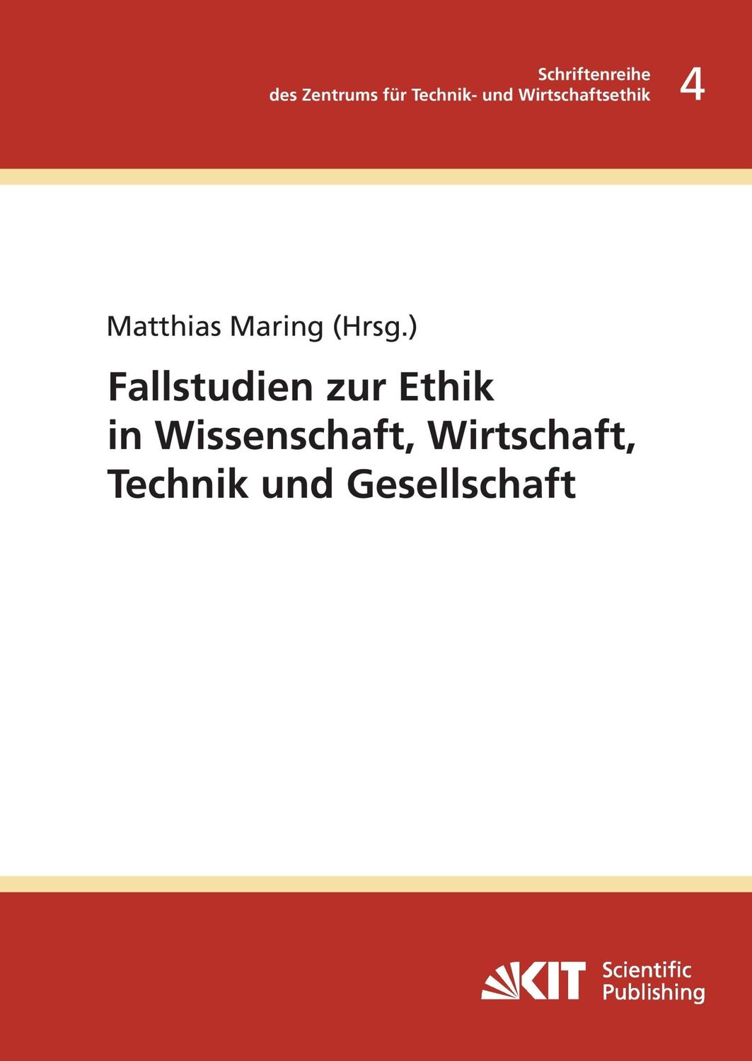 Cover: 9783866446083 | Fallstudie zur Ethik in Wissenschaft, Wirtschaft, Technik und...