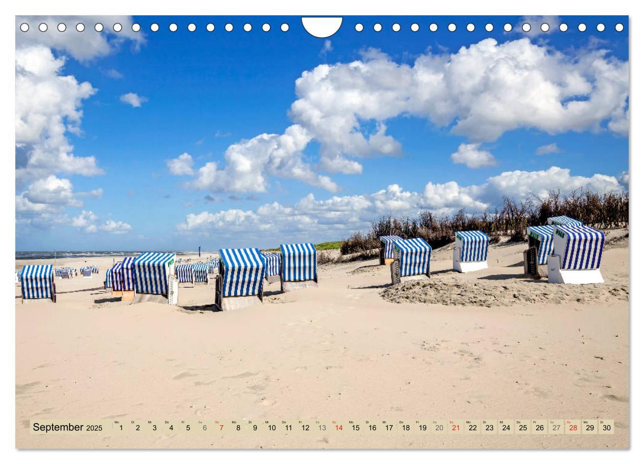 Bild: 9783435282456 | Norderney Spaziergang (Wandkalender 2025 DIN A4 quer), CALVENDO...