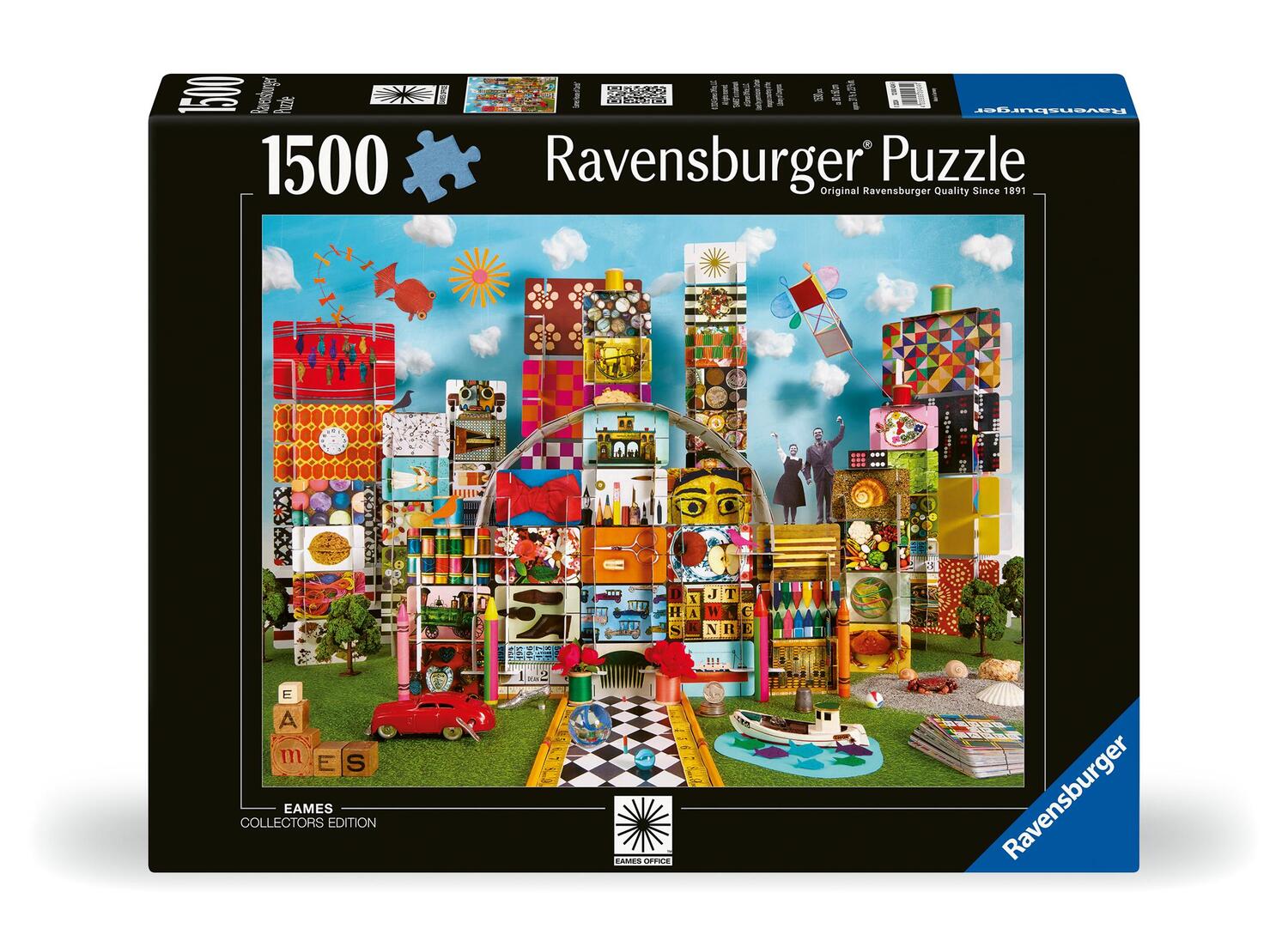 Cover: 4005555004349 | Ravensburger Puzzle 12000434 - Eames House of Cards Fantasy - 1500...