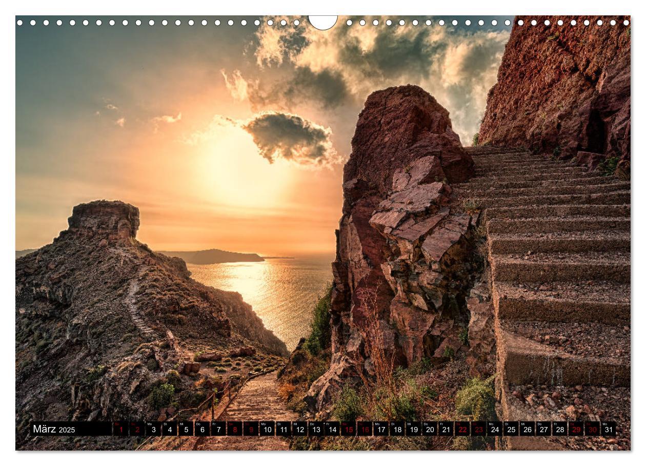 Bild: 9783435437566 | Santorini - Perle in der Ägais (Wandkalender 2025 DIN A3 quer),...