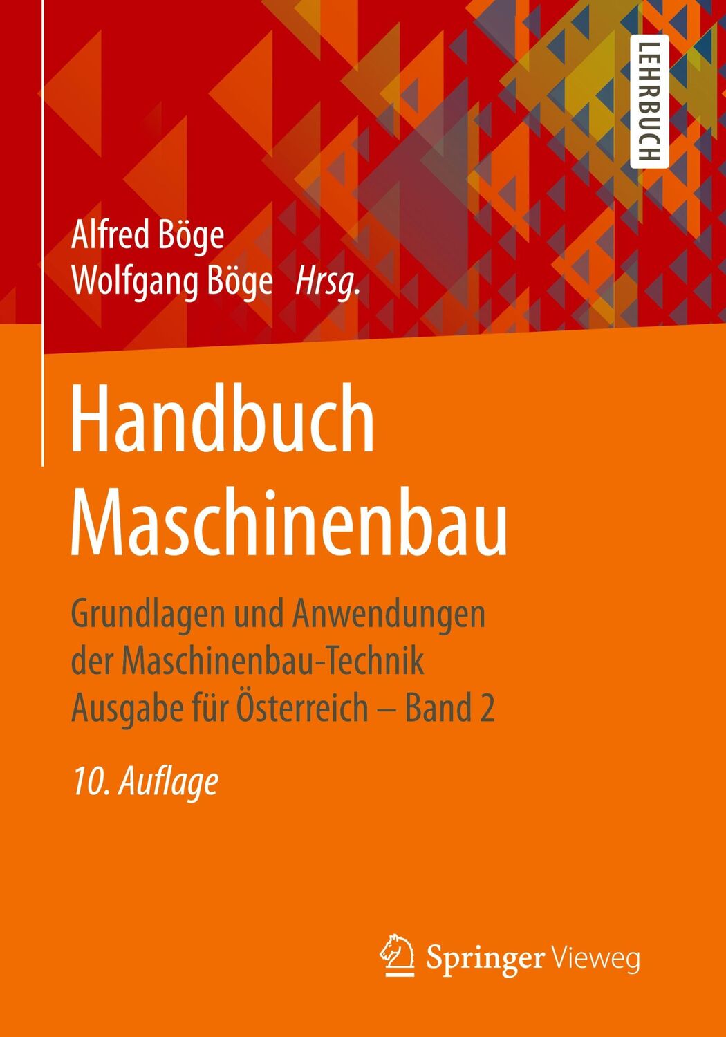 Cover: 9783658205072 | Handbuch Maschinenbau | Alfred Böge (u. a.) | Taschenbuch | Paperback