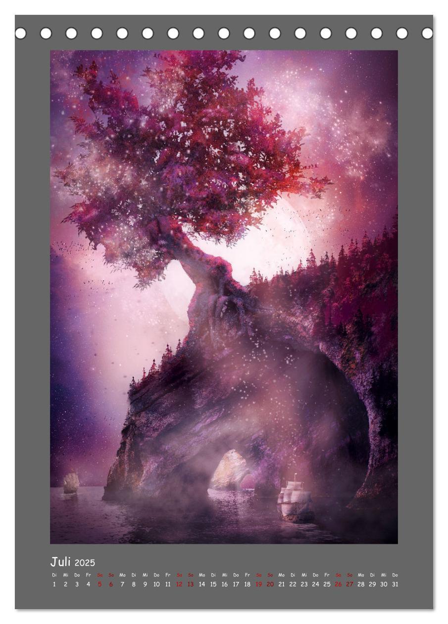 Bild: 9783435888184 | Yggdrasil - Der Baum des Lebens (Tischkalender 2025 DIN A5 hoch),...