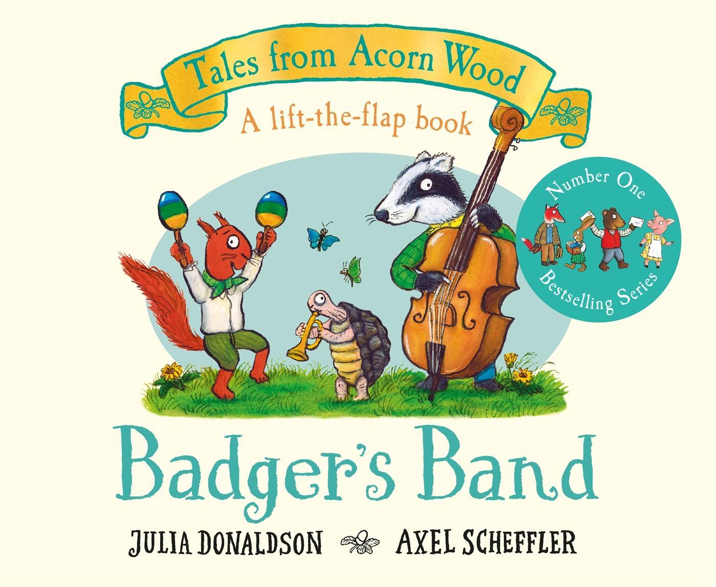 Cover: 9781529034394 | Badger's Band | A Lift-the-flap Story | Julia Donaldson | Buch | 12 S.