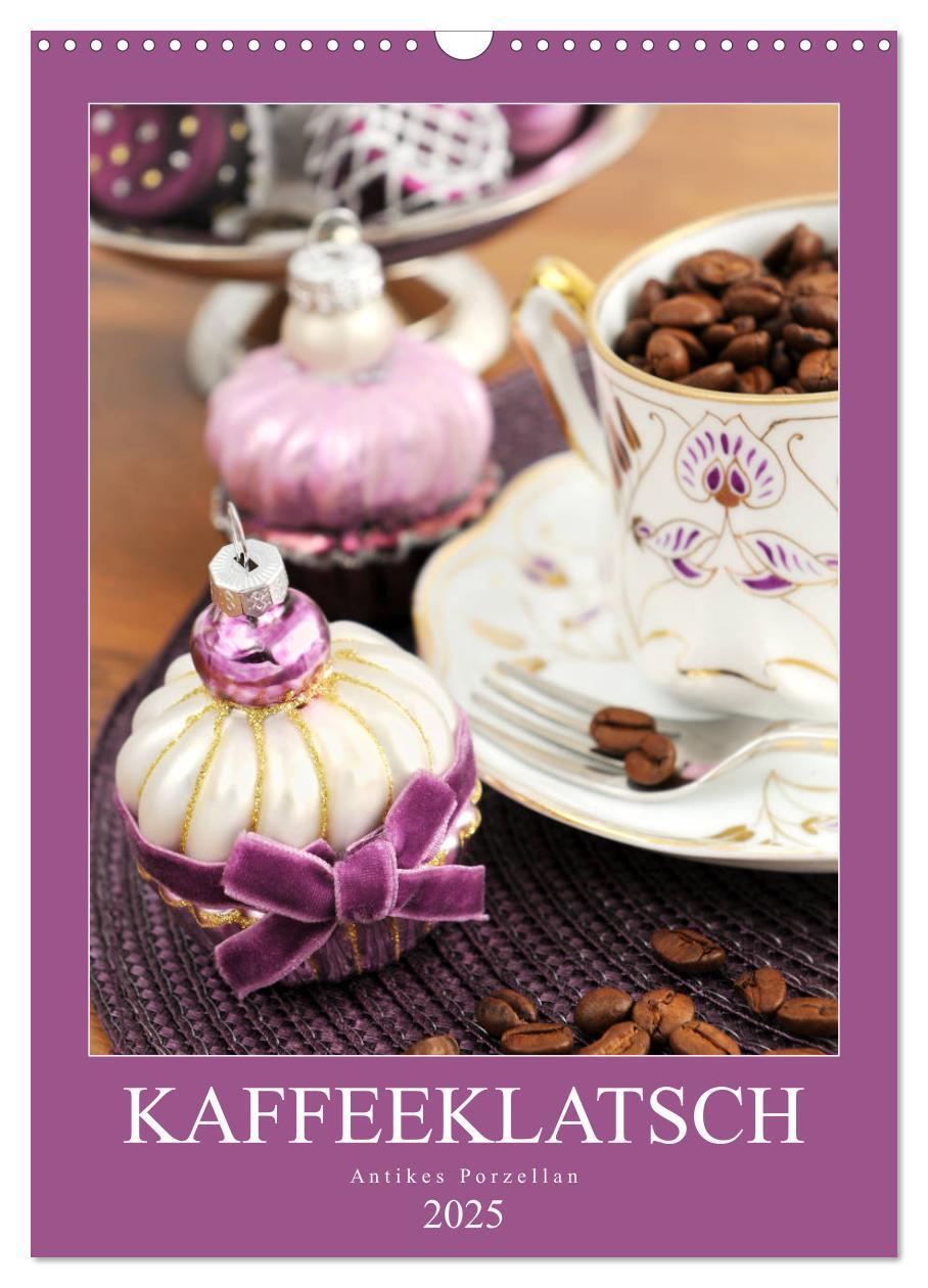 Cover: 9783435985470 | Kaffeeklatsch - Antikes Porzellan (Wandkalender 2025 DIN A3 hoch),...