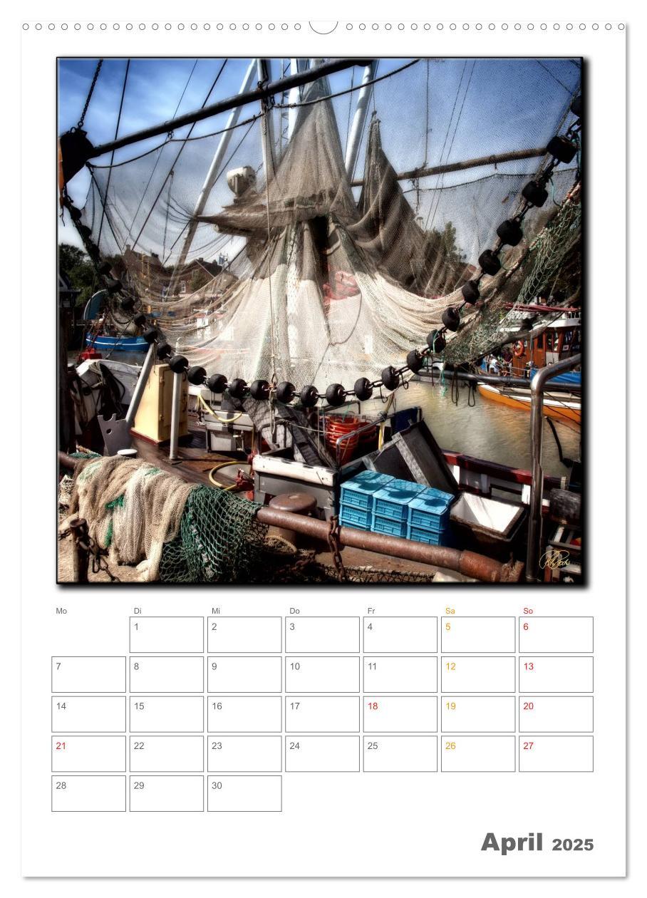 Bild: 9783457049457 | Ostfriesland - Hafen Neuharlingersiel (Wandkalender 2025 DIN A2...