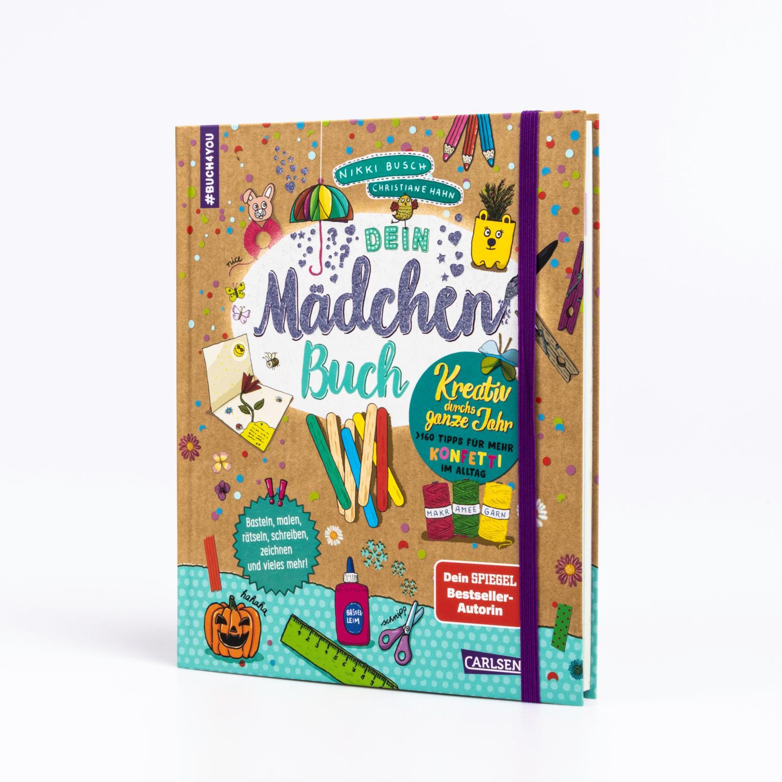 Bild: 9783551173416 | #buch4you: Dein Mädchenbuch: Kreativ durch's ganze Jahr | Nikki Busch