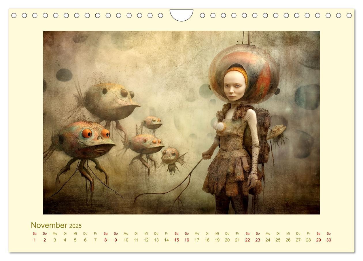 Bild: 9783383838316 | Surreale Alienwelt (Wandkalender 2025 DIN A4 quer), CALVENDO...