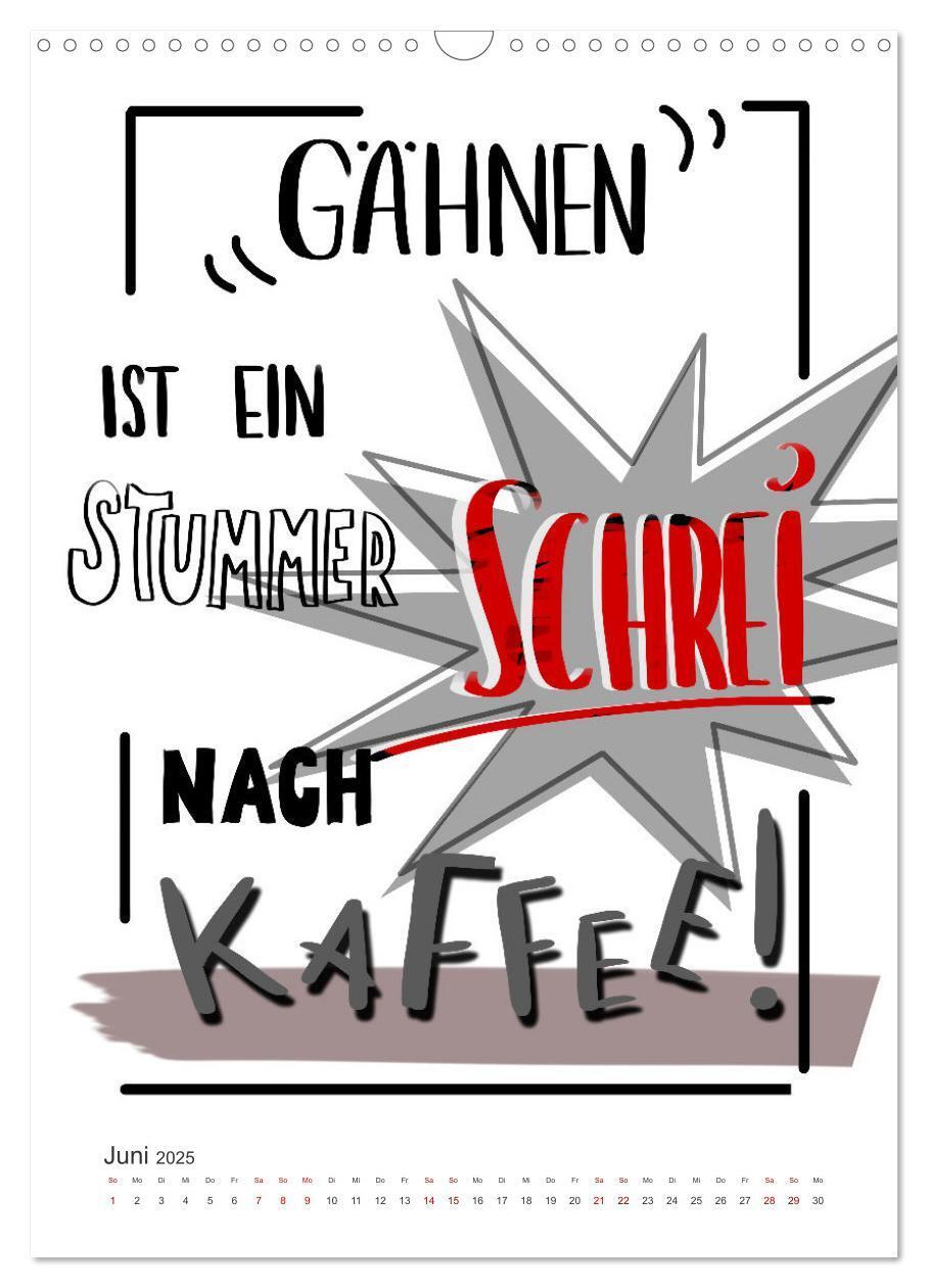 Bild: 9783435897407 | Kaffee liebt dich (Wandkalender 2025 DIN A3 hoch), CALVENDO...