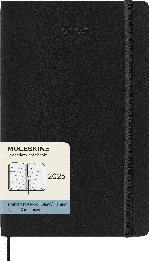 Bild: 8056999270490 | Moleskine 12 Monate Tageskalender 2025, Large/A5 | Buch | 128 S.