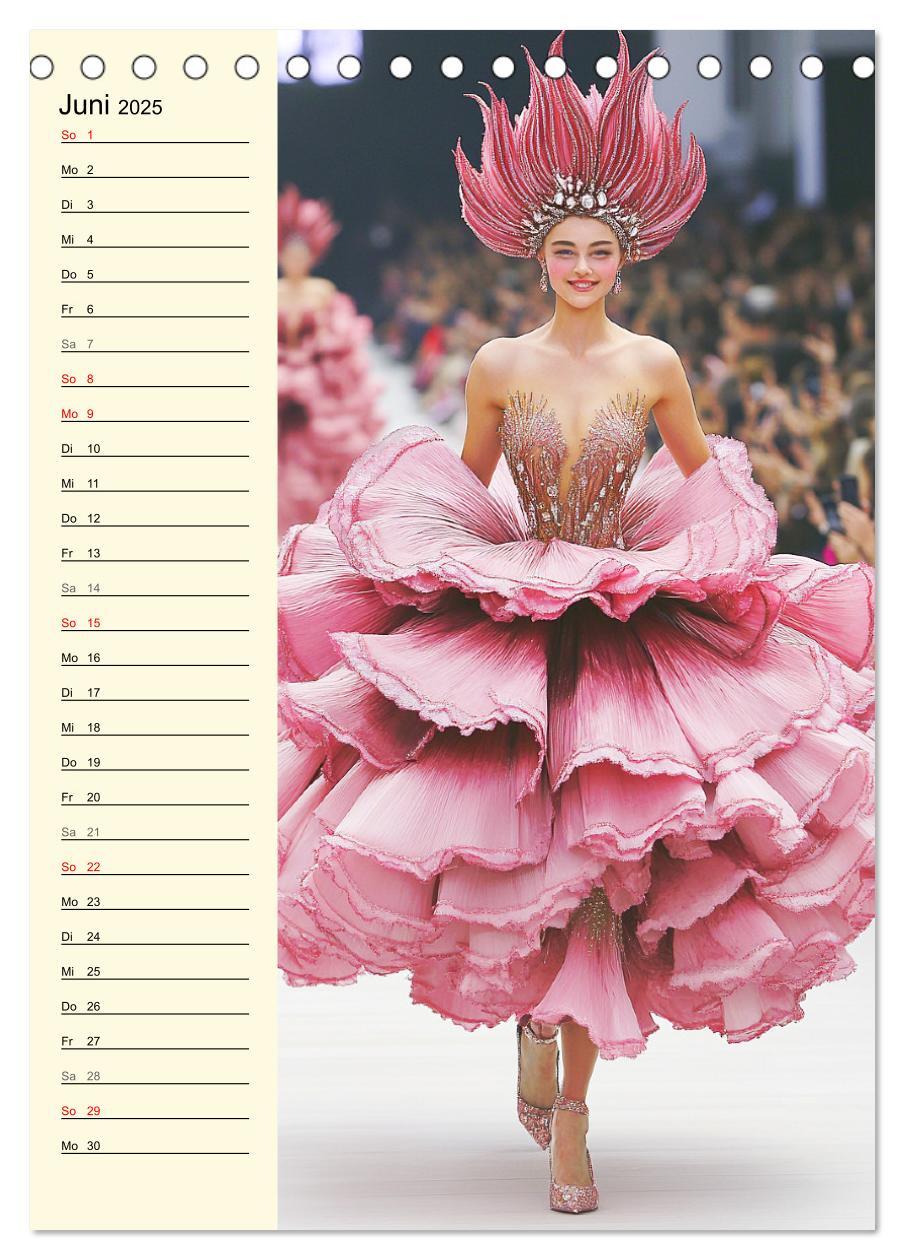 Bild: 9783457226568 | Blütenzauber. High Fashion auf dem Catwalk (Tischkalender 2025 DIN...