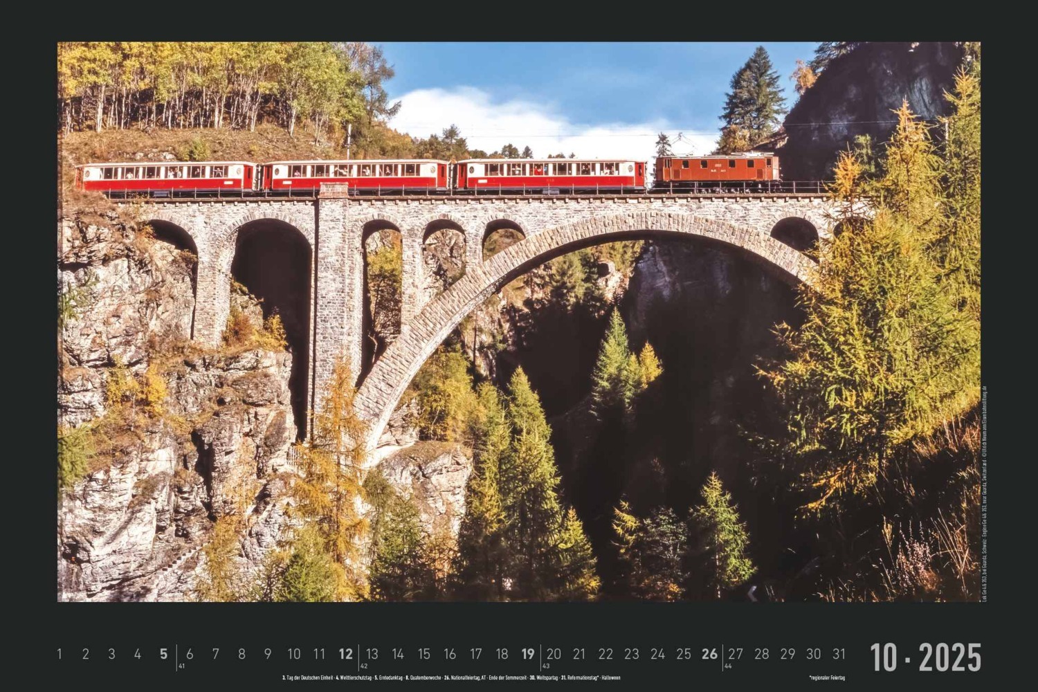 Bild: 4251732342203 | Alpha Edition - Eisenbahn-Nostalgie 2025 Bildkalender, 49,5x33cm,...