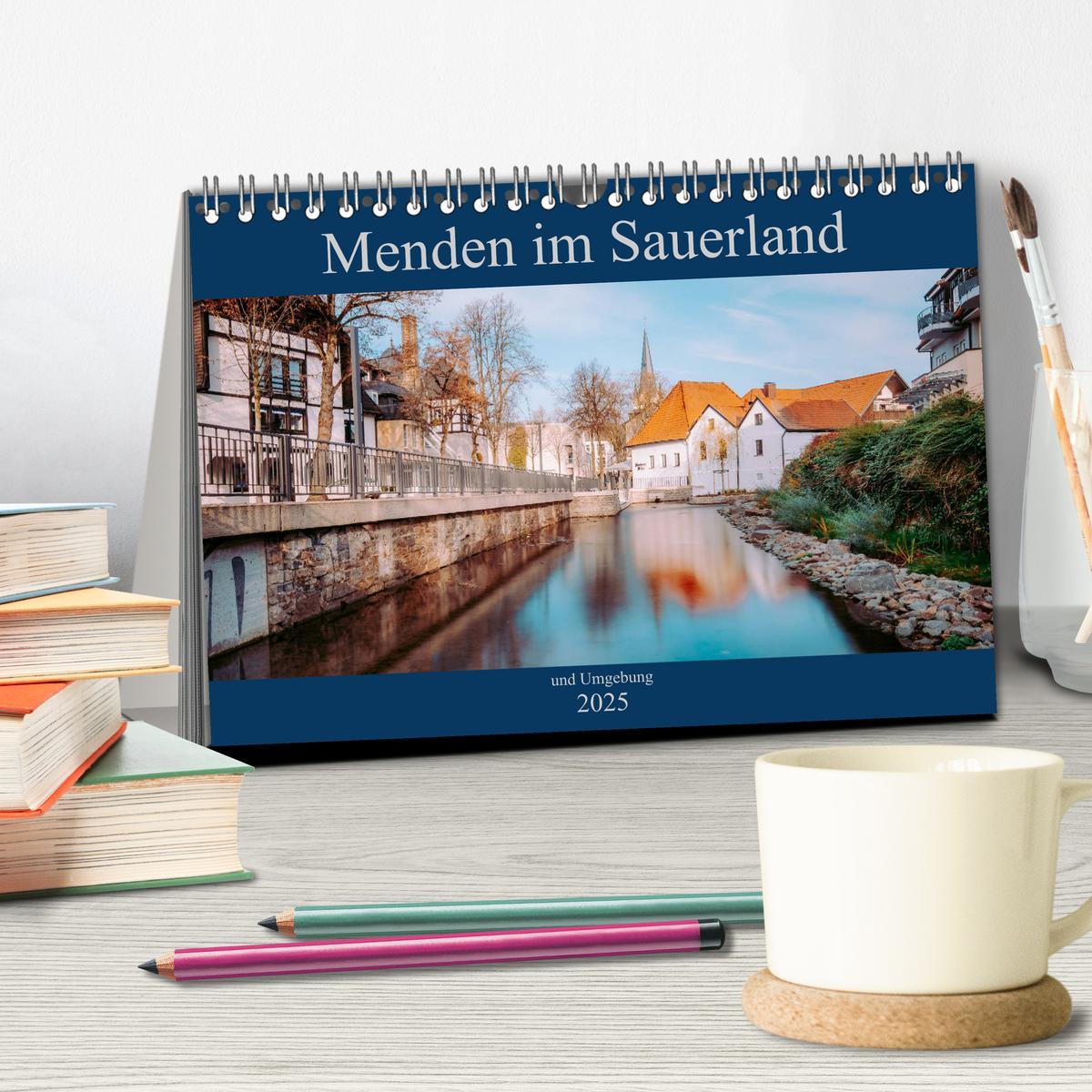 Bild: 9783435387649 | Menden im Sauerland und Umgebung (Tischkalender 2025 DIN A5 quer),...