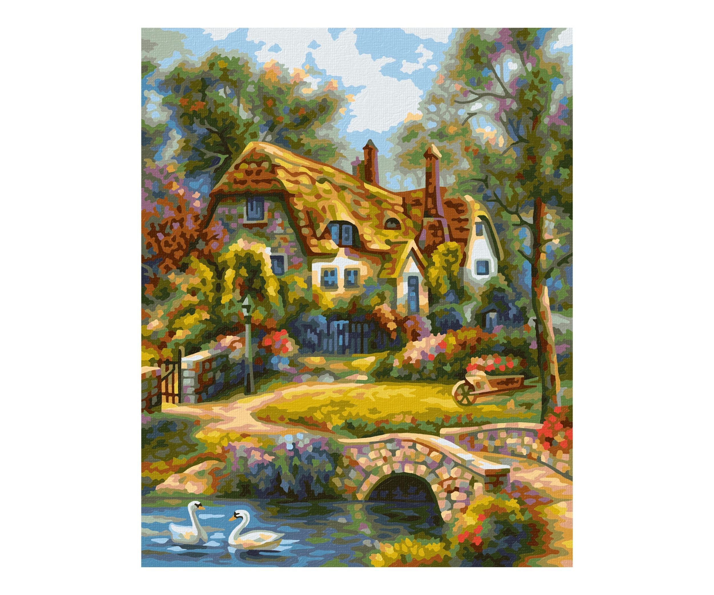 Bild: 4000887928318 | Schipper Malen nach Zahlen - Old English Cottage | Schipper | Spiel