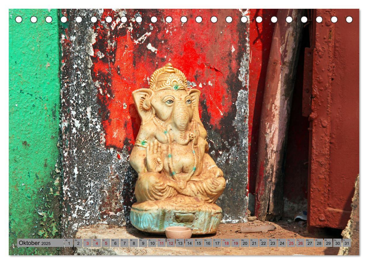 Bild: 9783457231432 | Typisch Indien - Ganesha der Elefantengott (Tischkalender 2025 DIN...