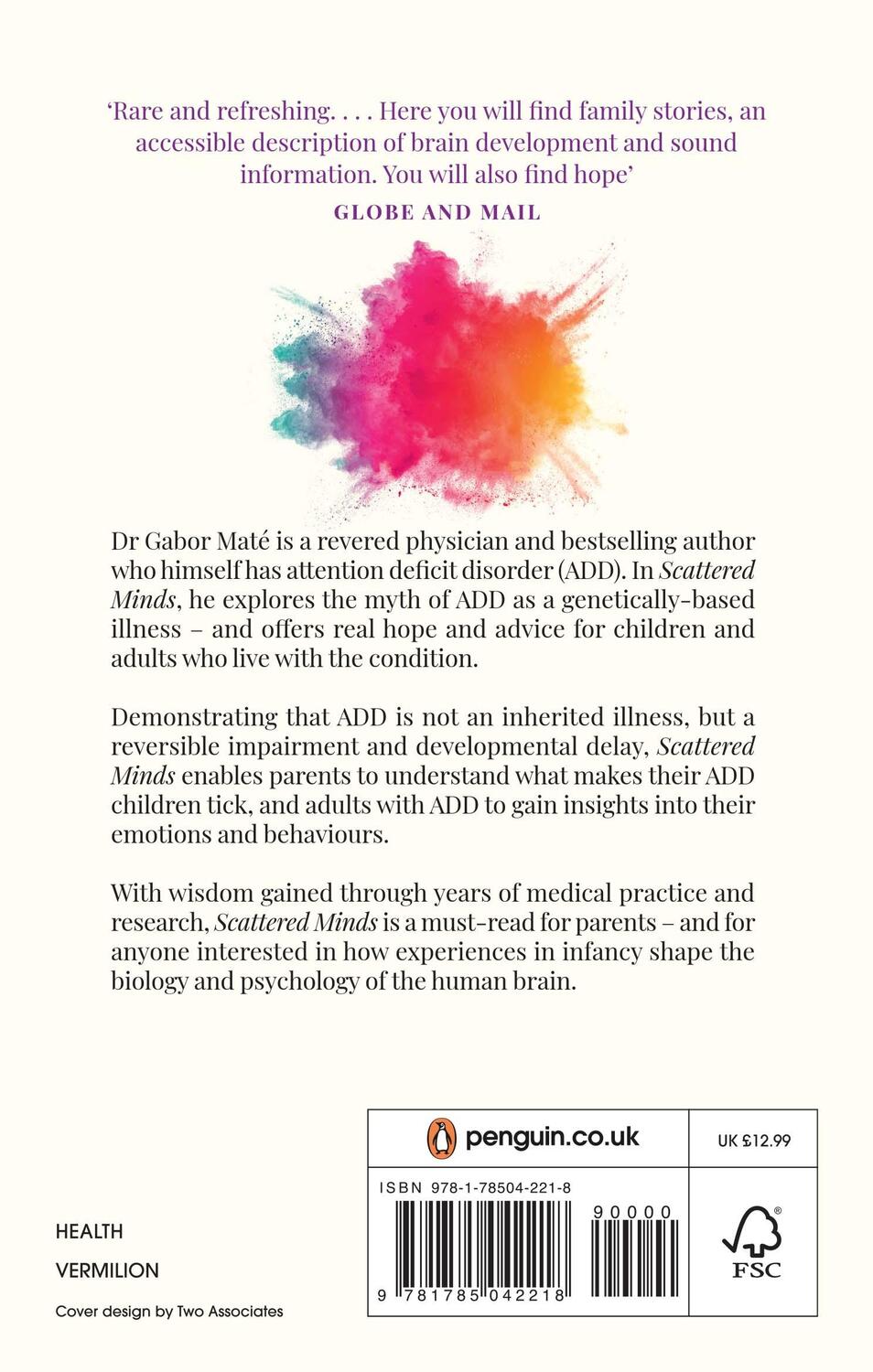 Rückseite: 9781785042218 | Scattered Minds | Gabor Mate | Taschenbuch | XX | Englisch | 2019