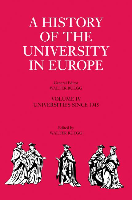 Cover: 9780521361088 | A History of the University in Europe | Walter Rüegg | Buch | Gebunden