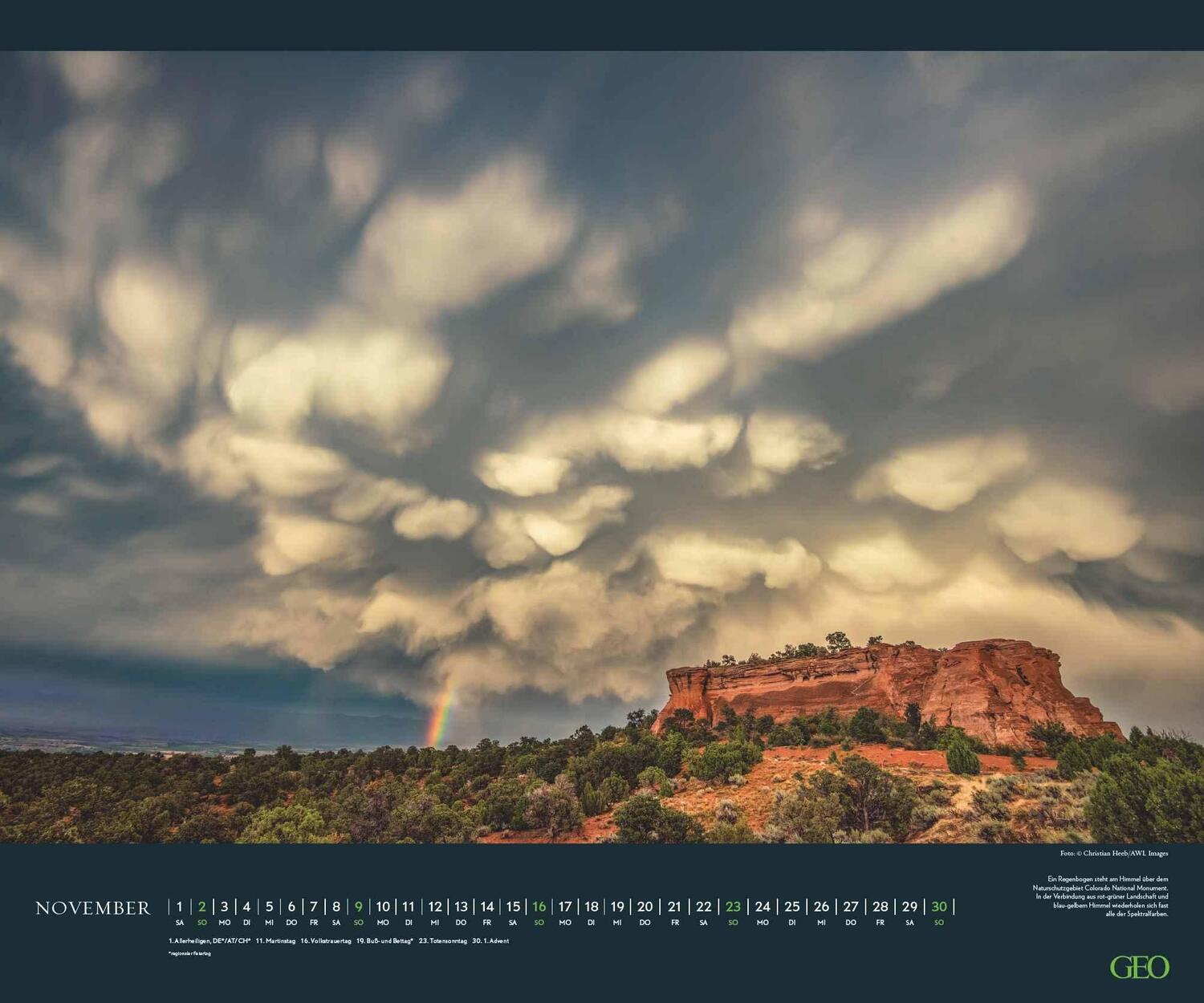 Bild: 4002725988850 | GEO Wolkenspiele 2025 - Wand-Kalender - Natur-Kalender -...