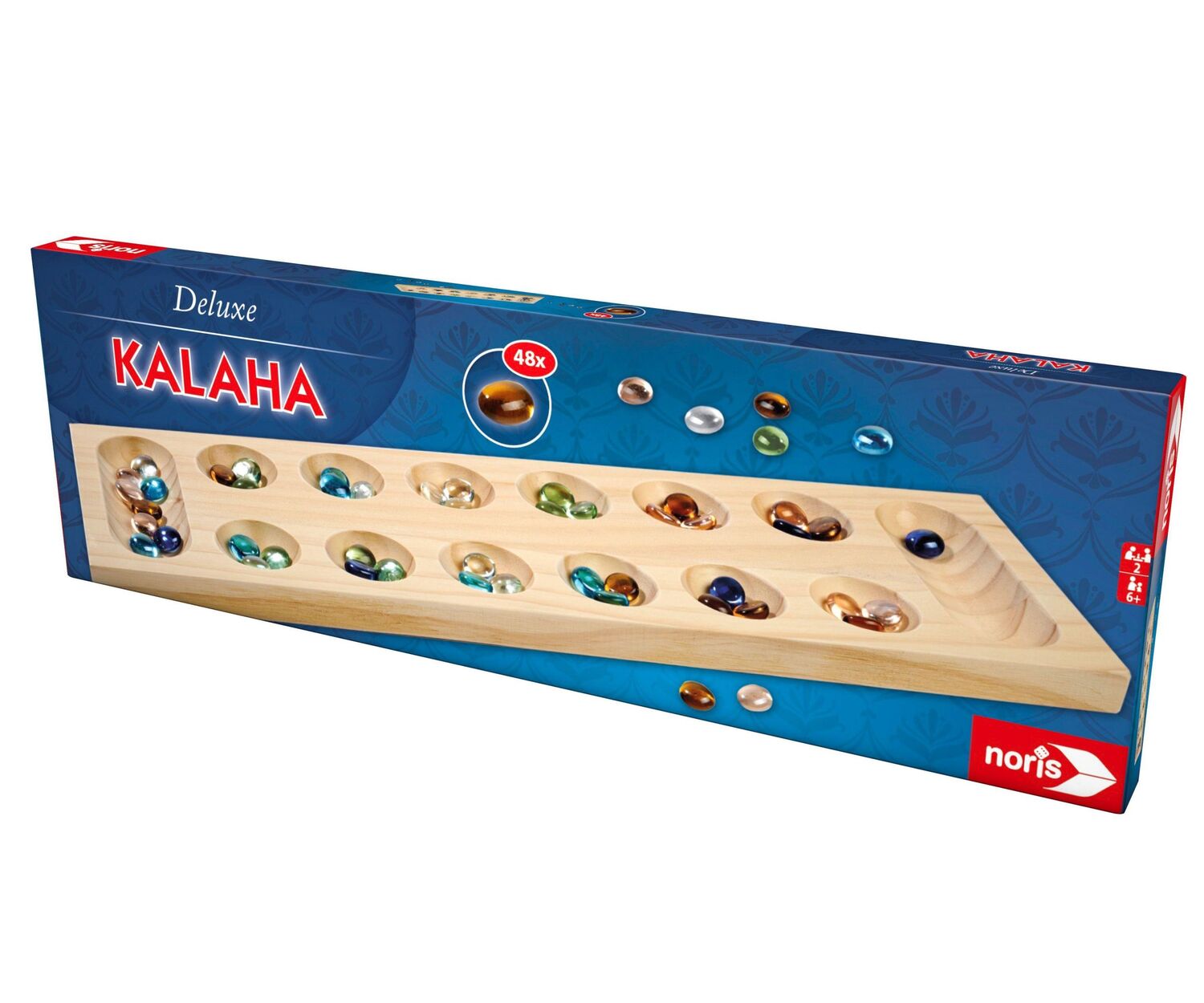 Bild: 4000826004677 | Deluxe Kalaha | Noris | Spiel | Classic Games | Brettspiel | 606101981