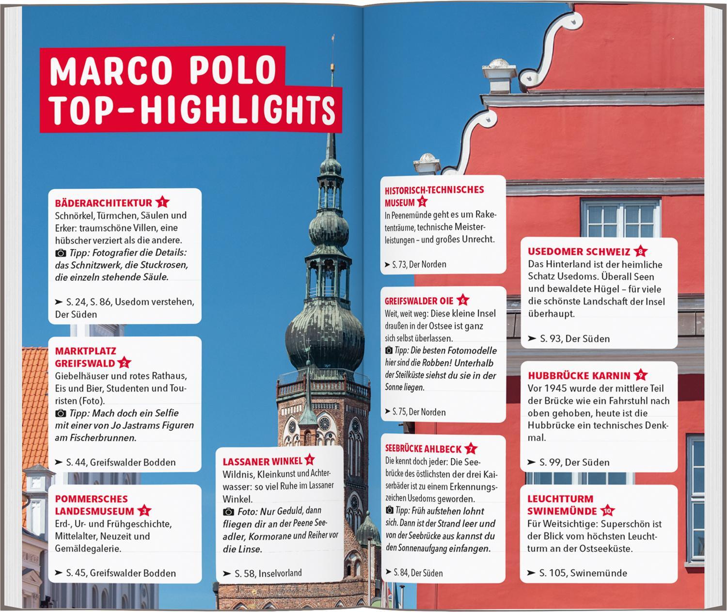 Bild: 9783829734981 | MARCO POLO Reiseführer Usedom | Anke Lübbert (u. a.) | Taschenbuch