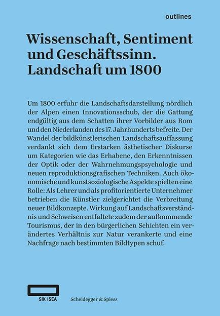 Cover: 9783858815231 | Wissenschaft, Sentiment und Geschäftssinn | Landschaft um 1800 | Fayet