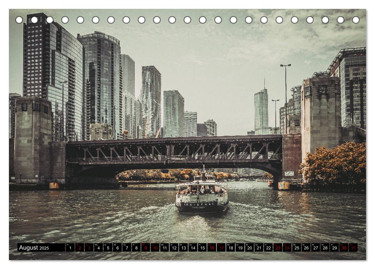 Bild: 9783435352968 | Metropole Chicago (Tischkalender 2025 DIN A5 quer), CALVENDO...