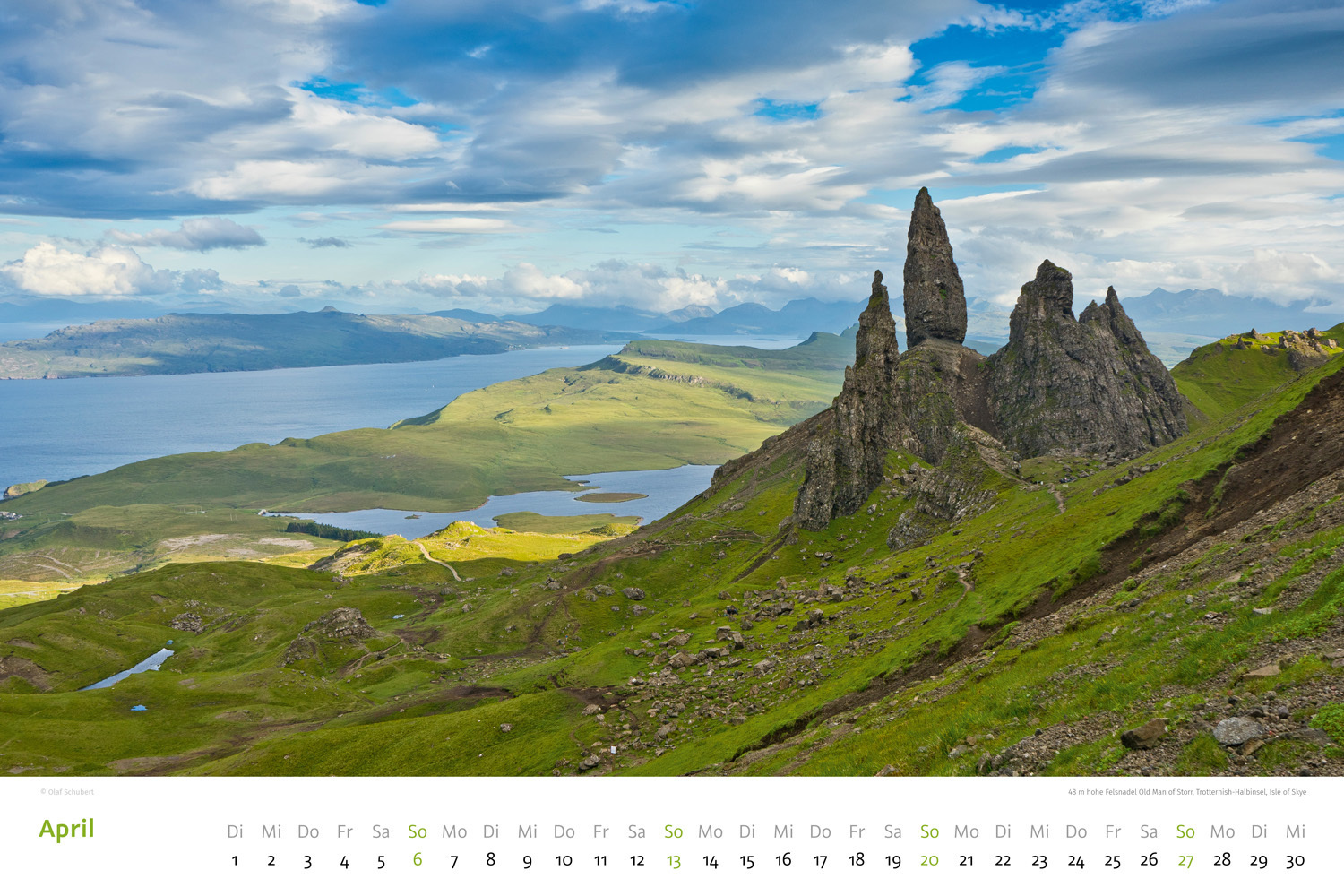 Bild: 9783938916537 | Schottland 2025 | Olaf Schubert | Kalender | Spiralbindung | Deutsch