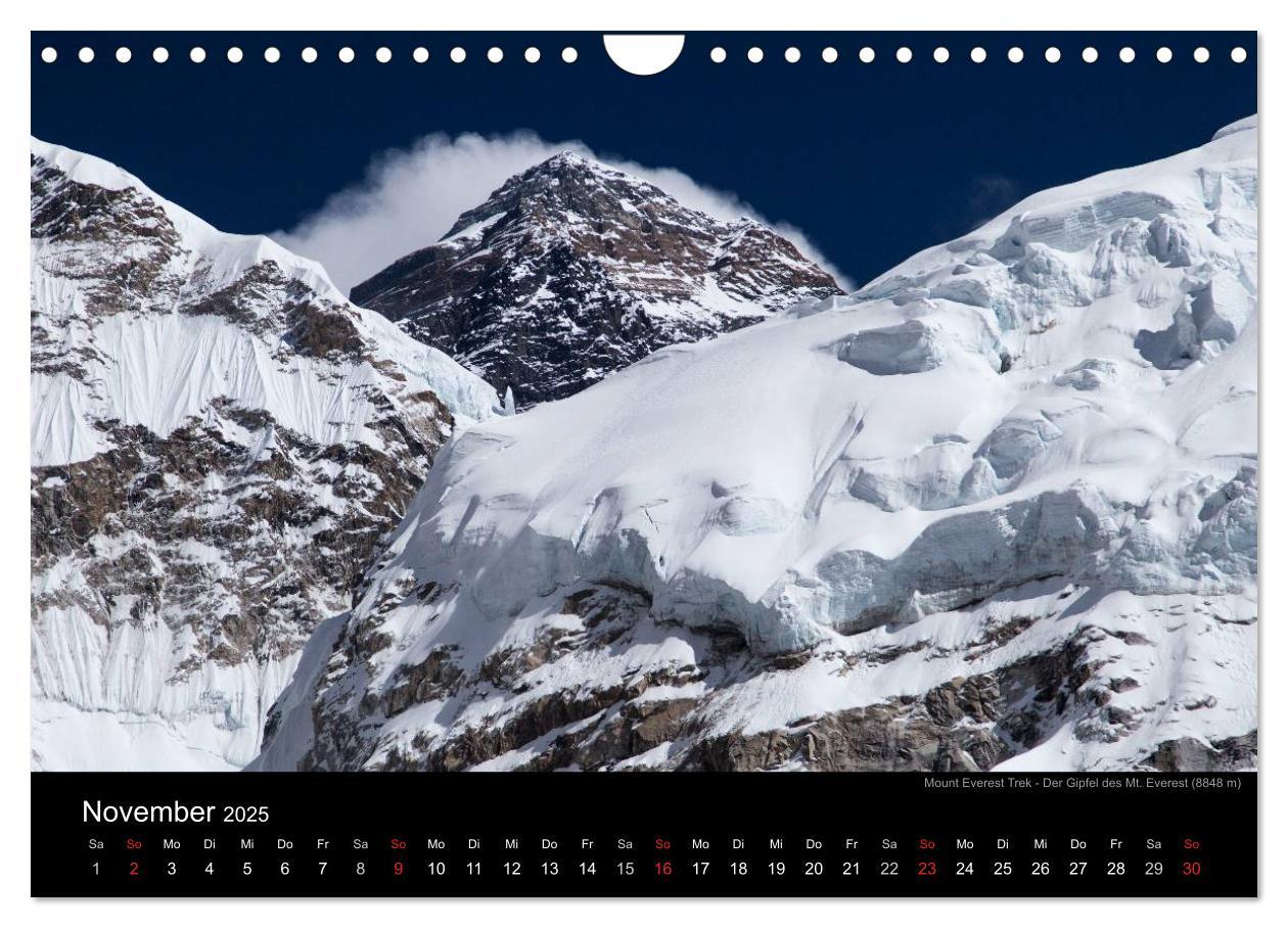 Bild: 9783435811038 | Mount Everest Trek (Wandkalender 2025 DIN A4 quer), CALVENDO...