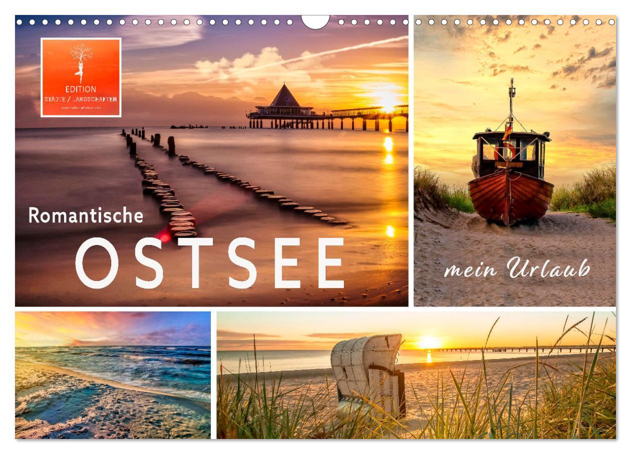 Cover: 9783435082520 | Romantische Ostsee - mein Urlaub (Wandkalender 2025 DIN A3 quer),...