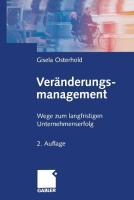 Cover: 9783409288774 | Veränderungsmanagement | Wege zum langfristigen Unternehmenserfolg