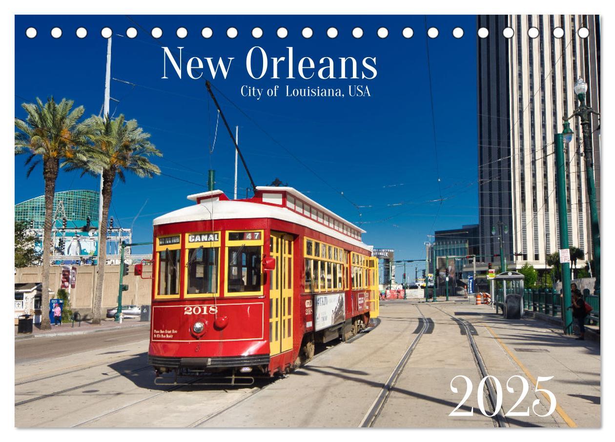 Cover: 9783383879982 | New Orleans Louisiana, USA (Tischkalender 2025 DIN A5 quer),...