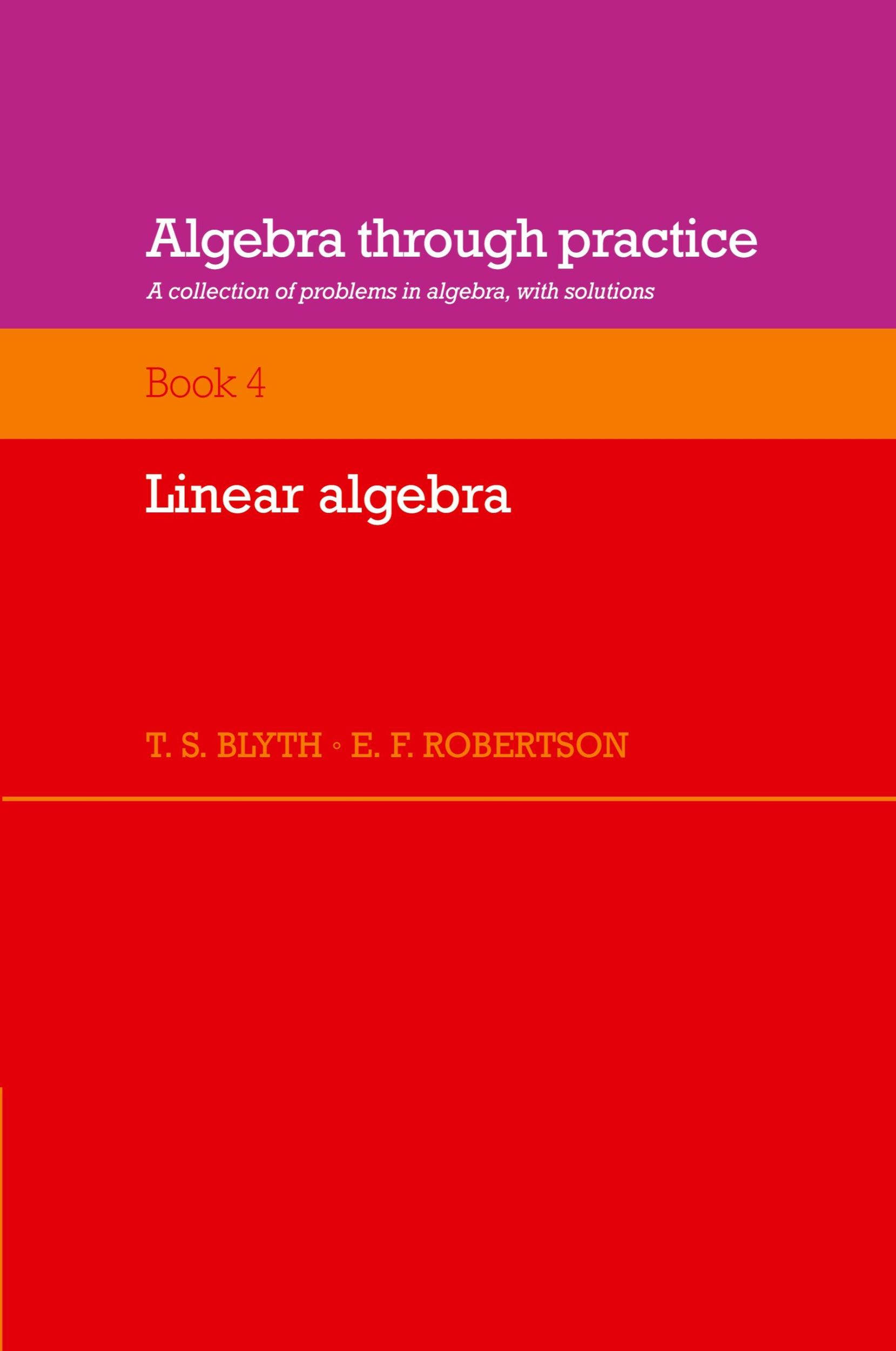 Cover: 9780521272896 | Algebra Through Practice | Tom S. Blyth (u. a.) | Taschenbuch | 2008