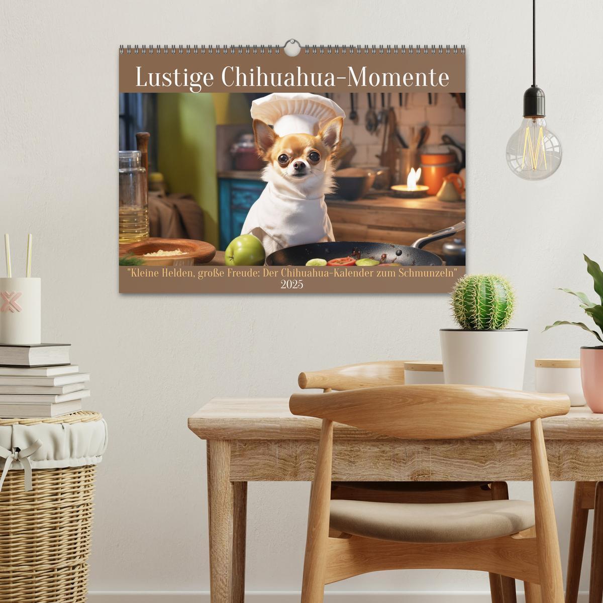 Bild: 9783457129425 | Lustige Chihuahua-Momente (Wandkalender 2025 DIN A3 quer), CALVENDO...